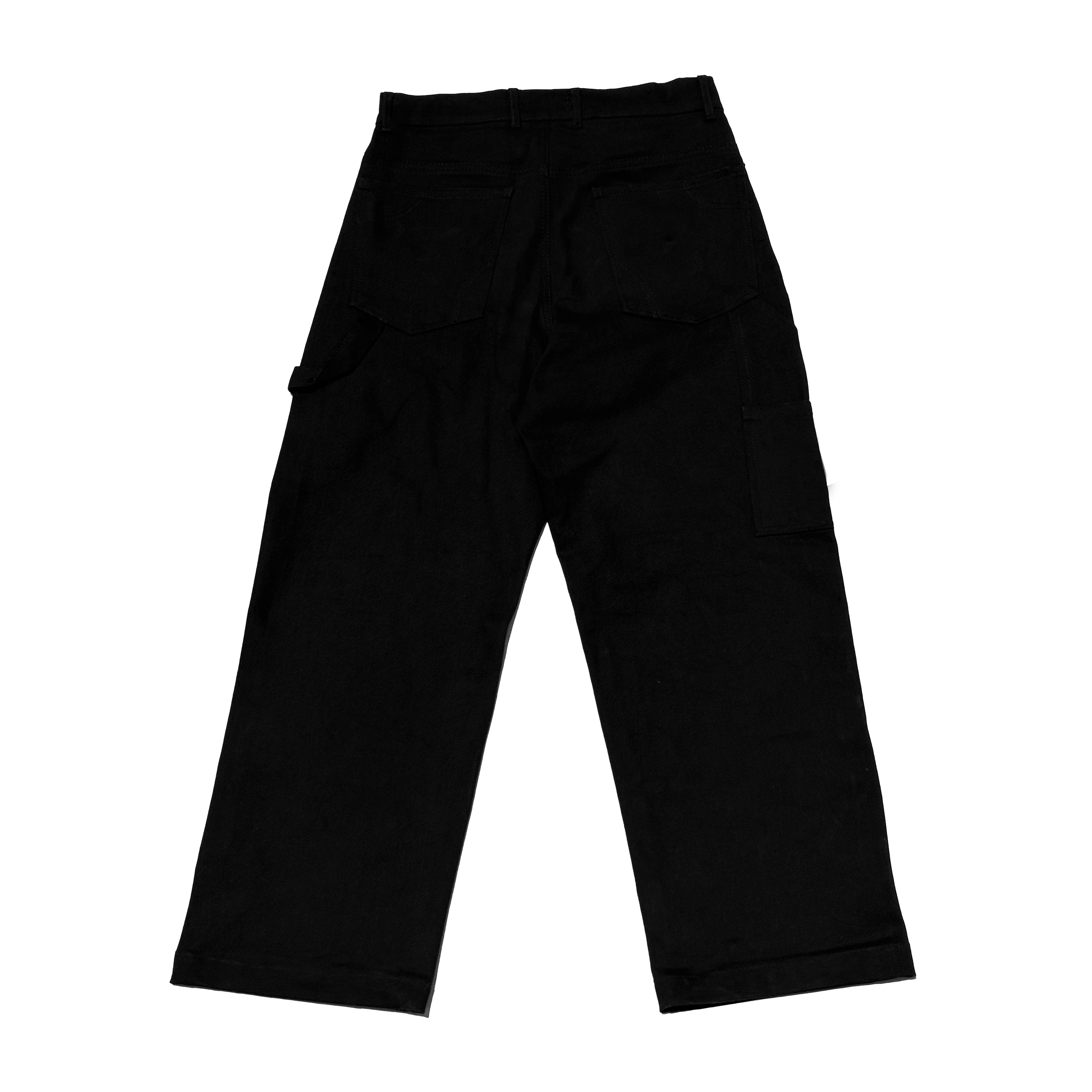 BLACK CARPENTER PANTS