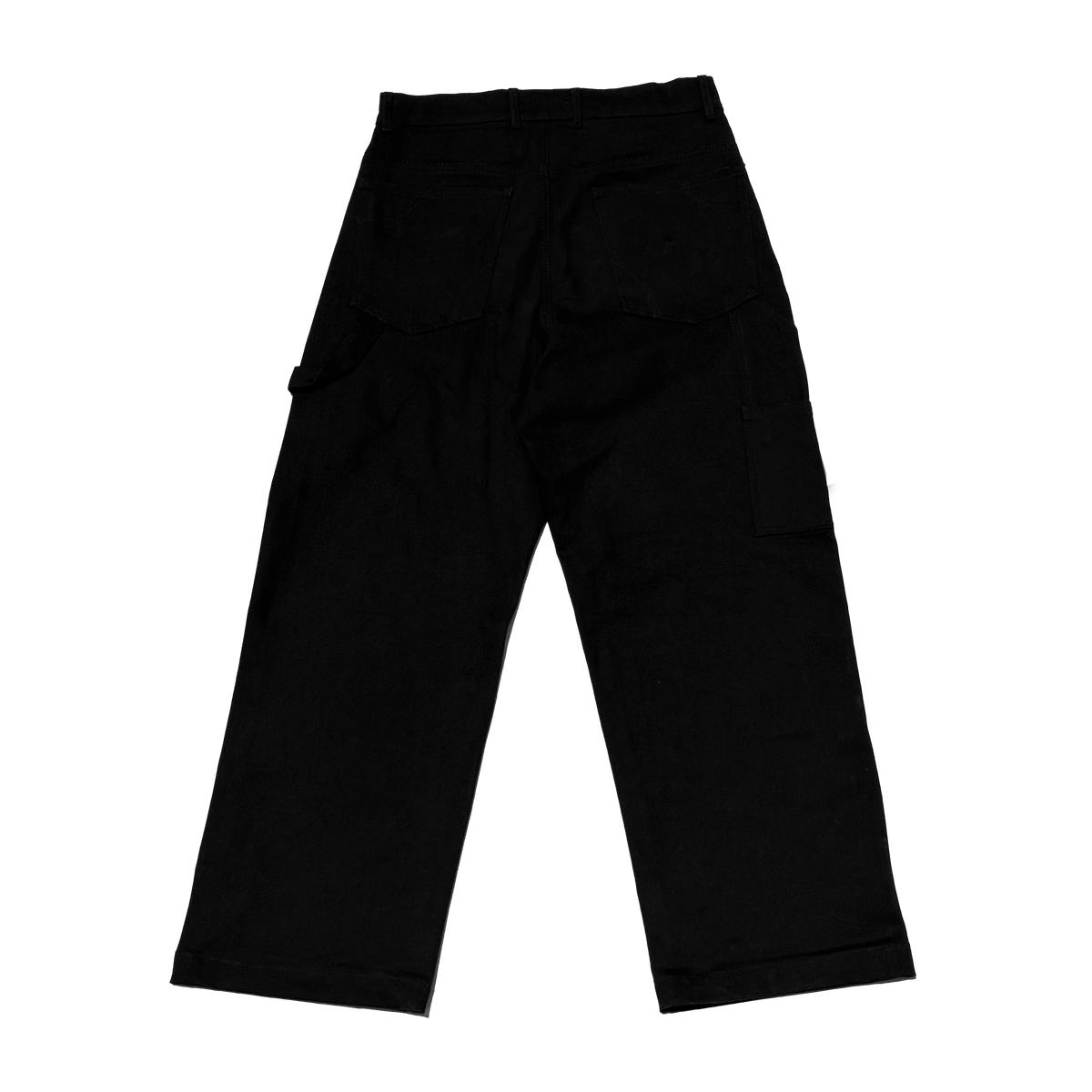BLACK CARPENTER PANTS