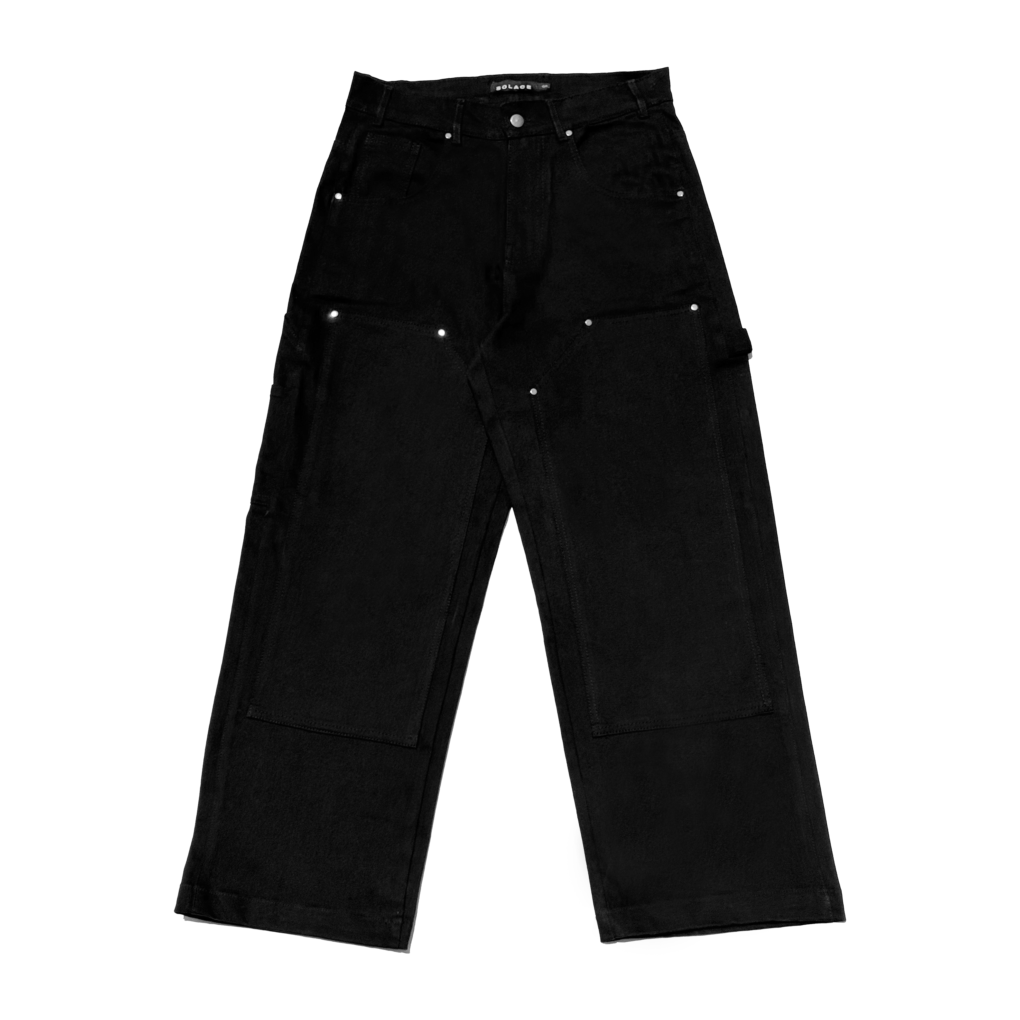 BLACK CARPENTER PANTS