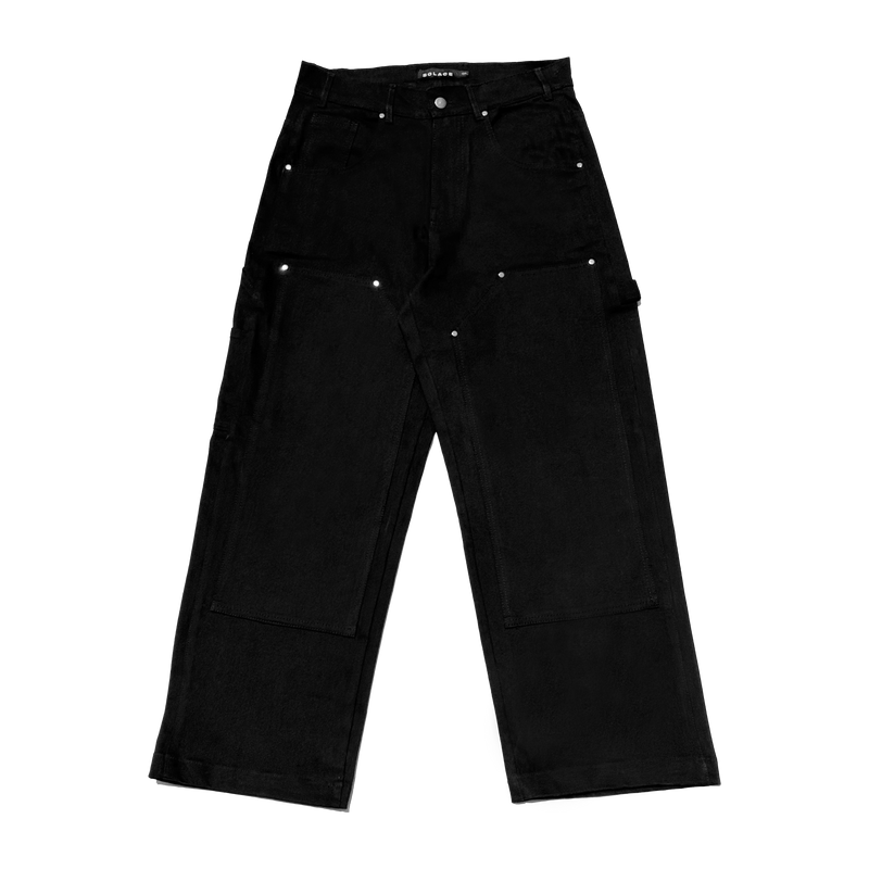 BLACK CARPENTER PANTS