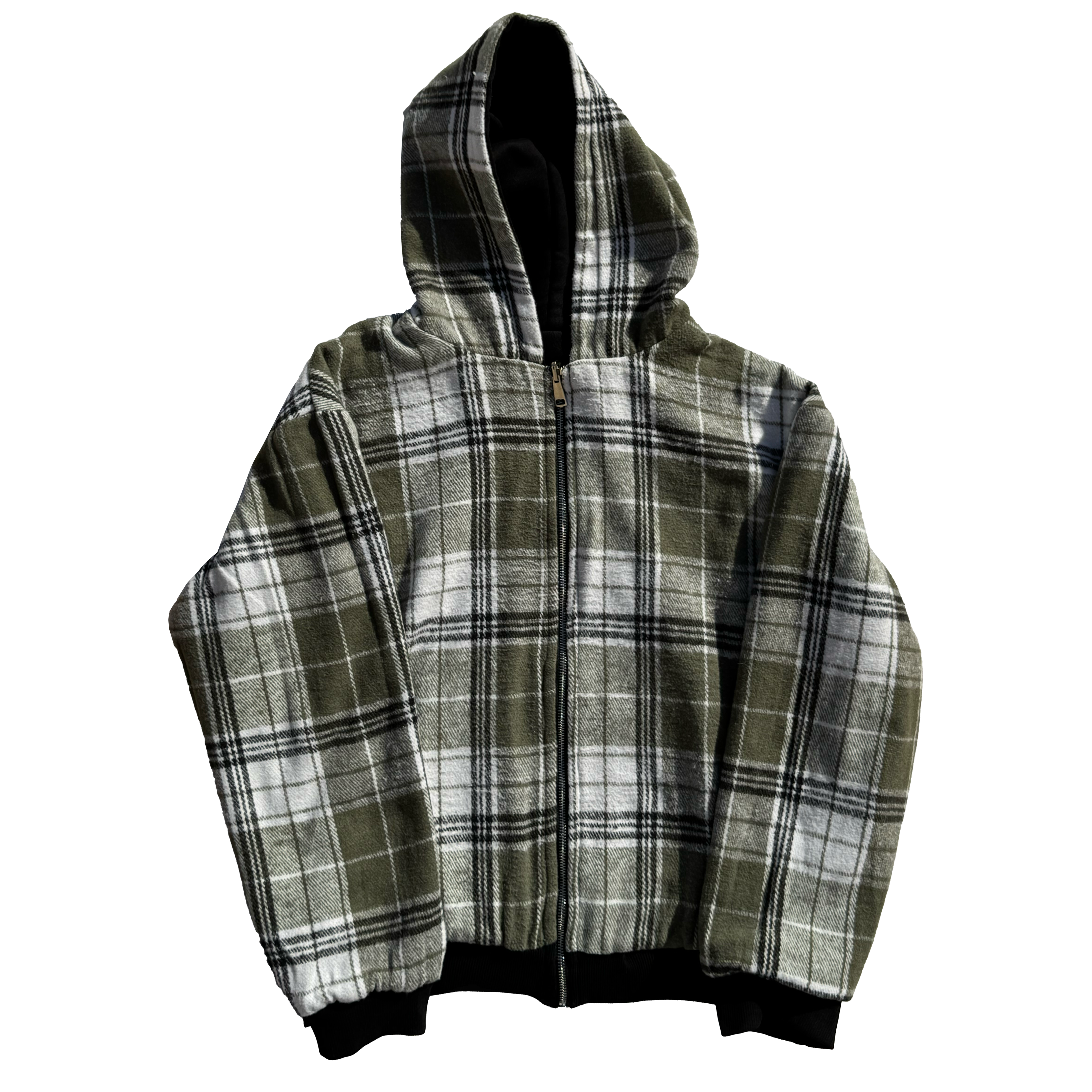 Black Reversible Zip-Up