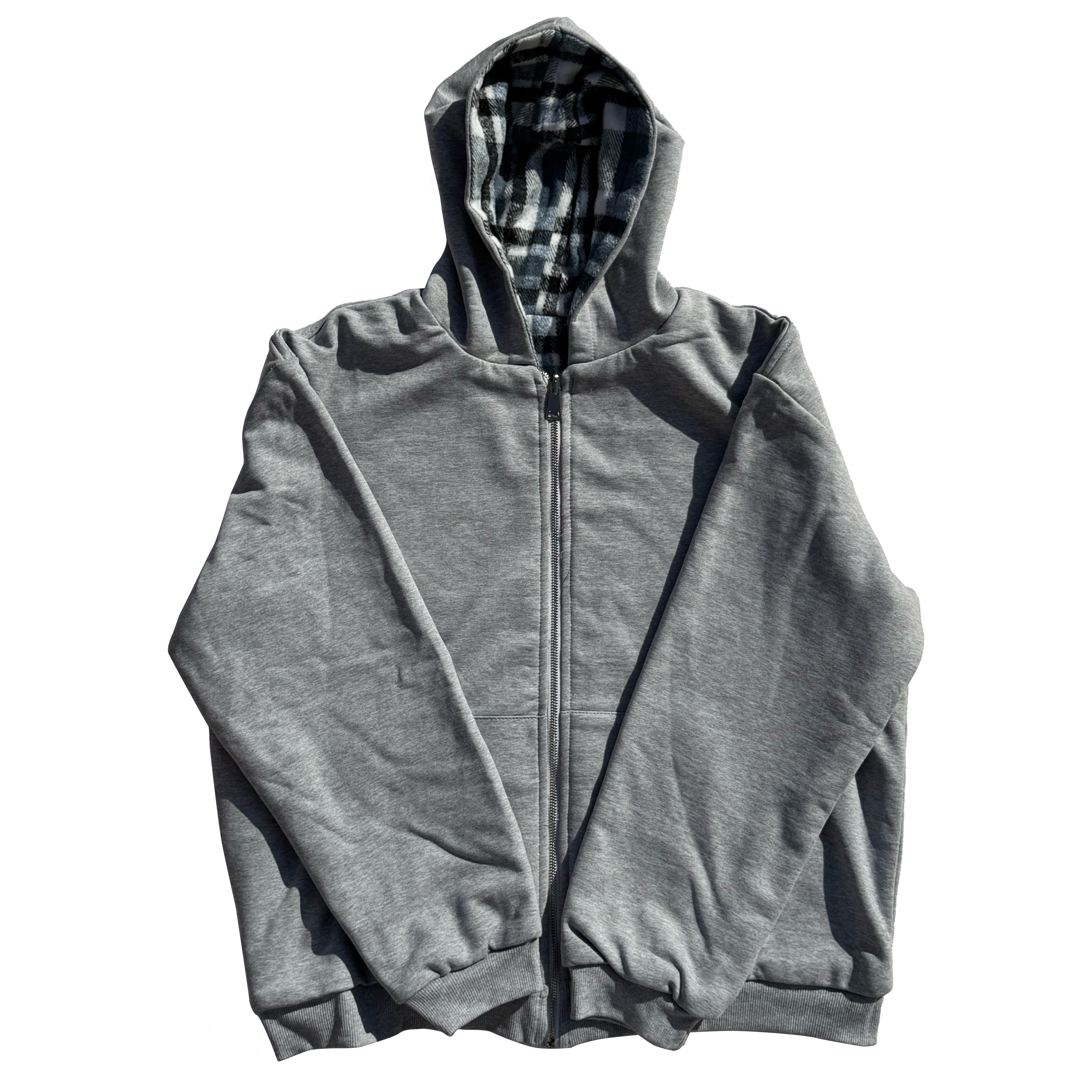 Grey Reversible Zip-Up