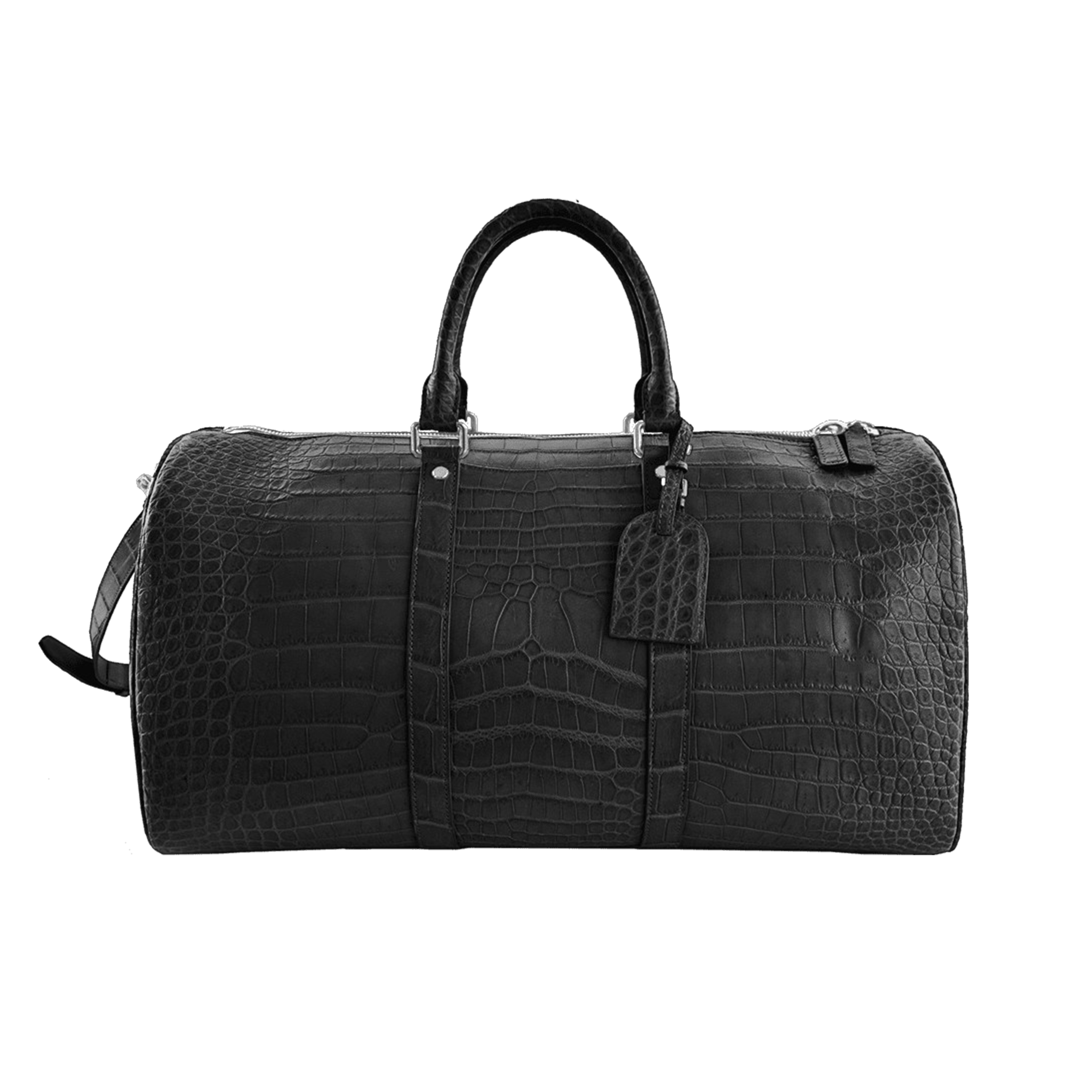 Croc-Embossed Duffle