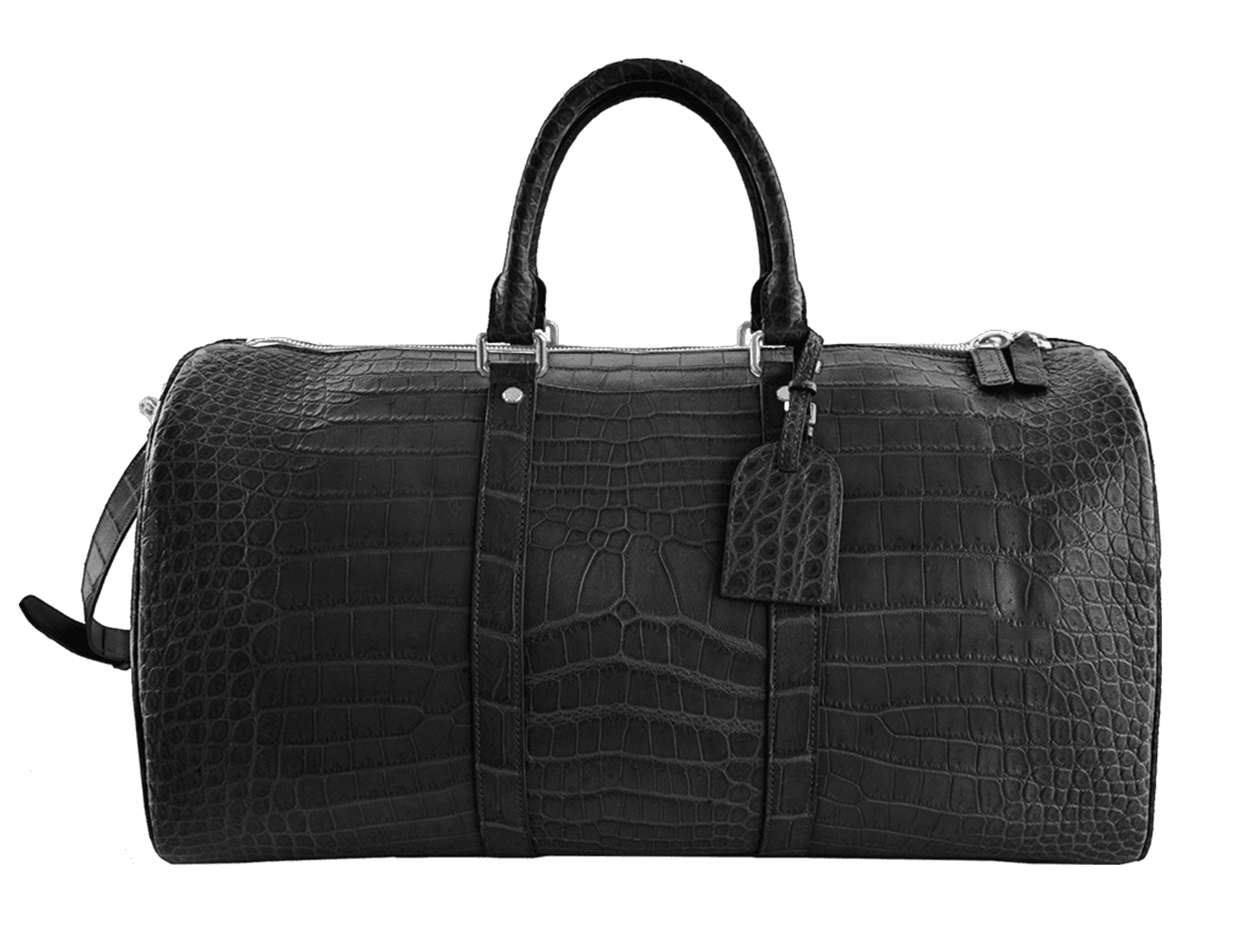Croc-Embossed Duffle