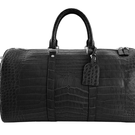 Croc-Embossed Duffle